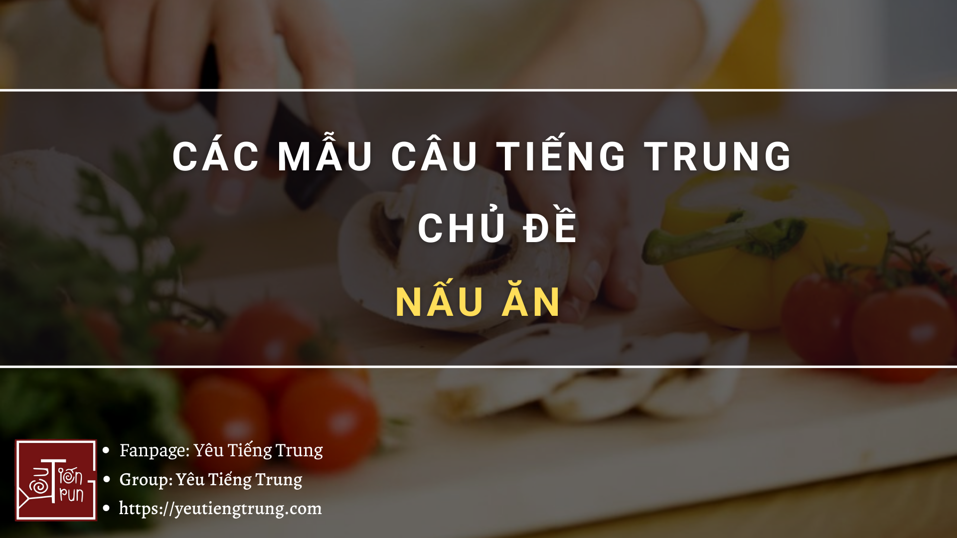 Các mẫu câu tiếng Trung về nấu ăn